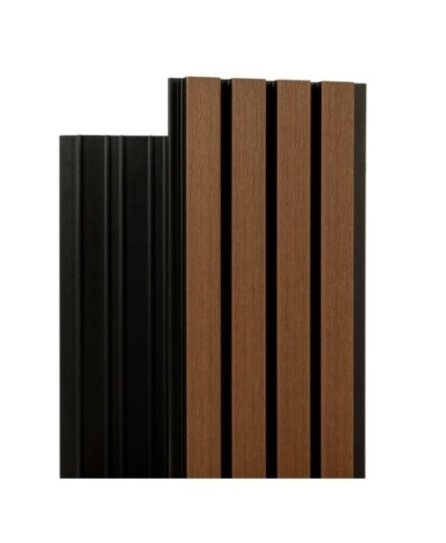 Фасадная реечная панель Ecodecking Скай коэкструзия 200х20х3000 Тик купить в Сергиевом Посаде