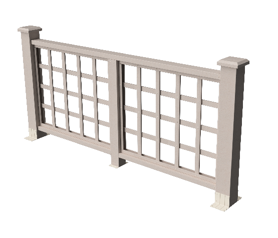 Ограждения декоративное ДПК GRINDERDECO Дувр выбеленый дуб купить в Сергиевом Посаде