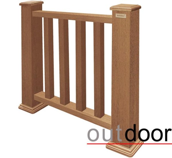 Ограждение из ДПК Outdoor Классик 3D STORM дуб купить в Сергиевом Посаде