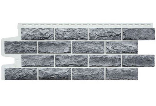 Фасадные панели Grand Line Колотый Камень Гранит, Шов белый купить в Сергиевом Посаде