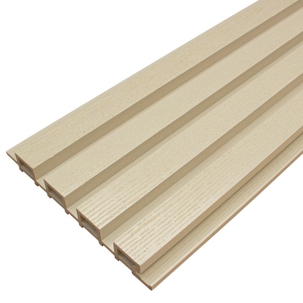 Фасадная доска из ДПК Faynag Wood Рейка Слоновая кость купить в Сергиевом Посаде