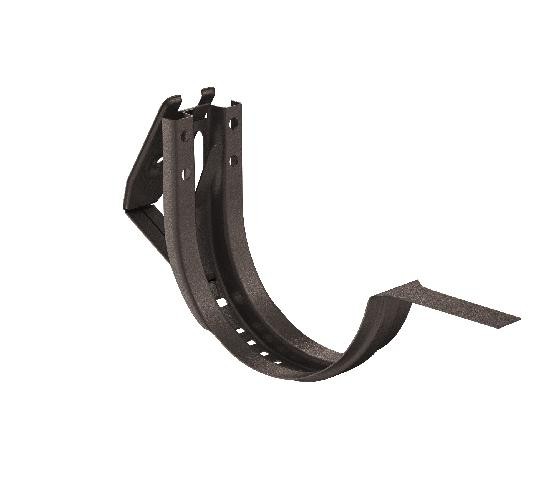 Водосток Aquasistem, Система 125x90 - Крюк крепления желоба короткий регулируемый RR 32 Тёмно-коричневый matt купить в Сергиевом Посаде