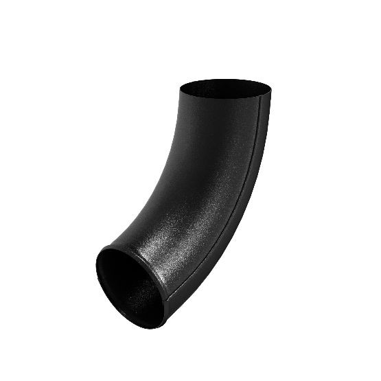 Водосток Aquasistem, система 125x90 - Отвод трубы RAL 9005 Чёрный купить в Сергиевом Посаде