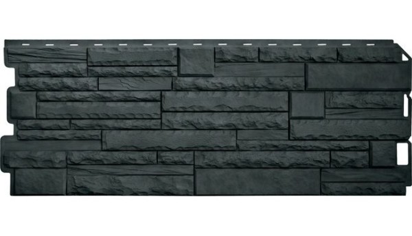 Фасадная панель Альта-Профиль Скалистый камень ЭКО Графит купить в Сергиевом Посаде