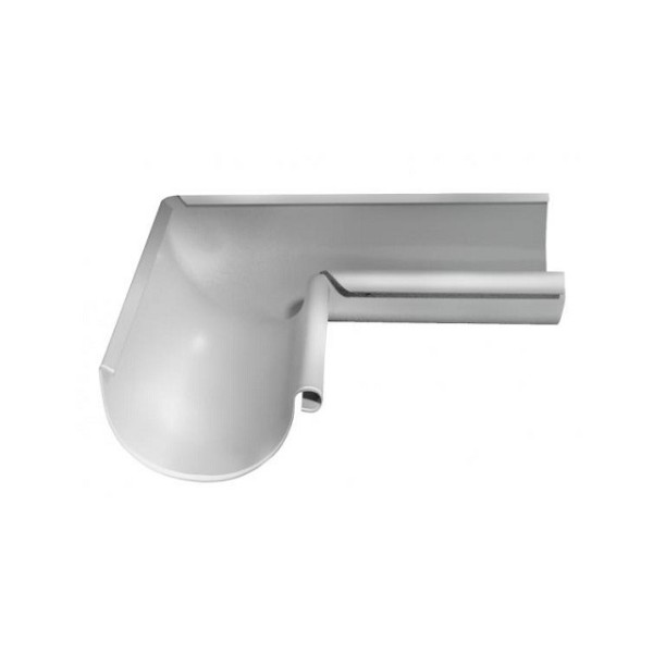 Водосток Grand Line 125x90 – Угол внутренний 90° RAL 9003 купить в Сергиевом Посаде