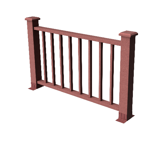 Ограждения декоративное ДПК GRINDERDECO Альма 1500 со скрытым крепежом мербау купить в Сергиевом Посаде