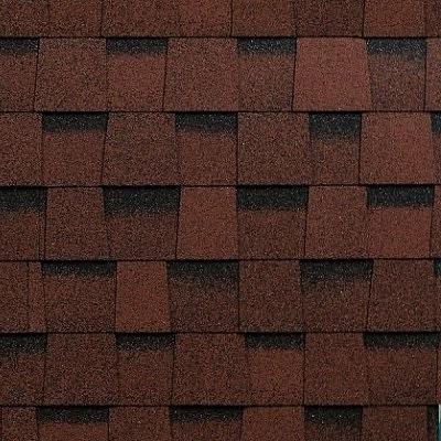 Двухслойная ламинированная черепица Shinglas, серия Фазенда – Красный купить в Сергиевом Посаде