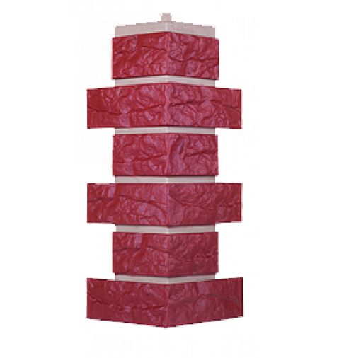 Угол T-Сайдинг-Кирпич Лондон Брик Красный купить в Сергиевом Посаде