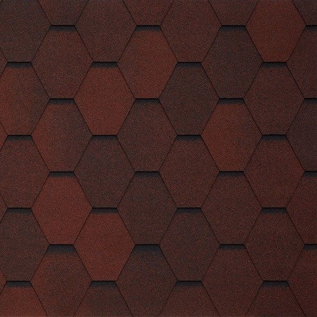 Гибкая черепица Tegola VENETO amarone 410 купить в Сергиевом Посаде