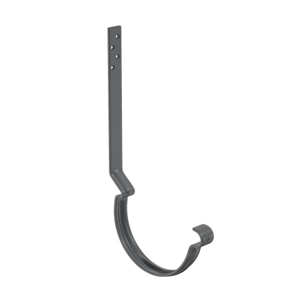 Водосток Aquasistem, система 150x100 - Крюк крепления желоба удлиненный RR 23 Маренго купить в Сергиевом Посаде