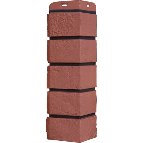 Угол Grand Line состаренный кирпич Элит корица (махагон), ШОВ черный купить в Сергиевом Посаде