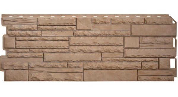 Фасадная панель Альта-Профиль Скалистый камень ЭКО Бежевый купить в Сергиевом Посаде