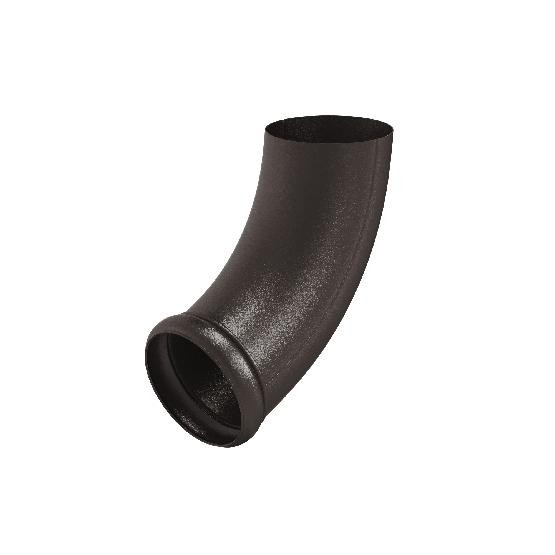 Водосток Aquasistem, Система 125x90 - Отвод трубы декорированный RR 32 Тёмно-коричневый matt купить в Сергиевом Посаде