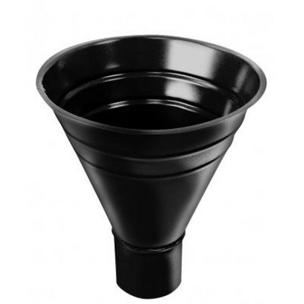 Водосток Grand Line 125x90 –  Воронка водосборная RAL 9005 купить в Сергиевом Посаде