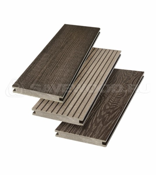 Террасная доска SW Fraxinus (R) полнотелая «SaveWood» Темно-коричневый купить в Сергиевом Посаде