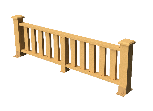 Ограждения декоративное ДПК GRINDERDECO  Эрес песчаник купить в Сергиевом Посаде