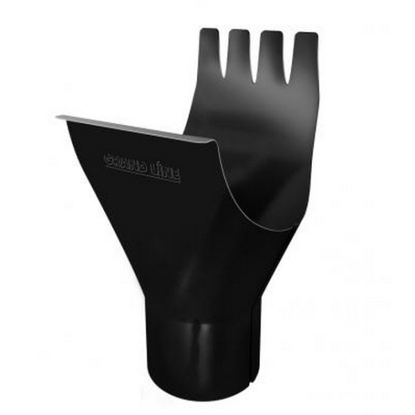 Водосток Grand Line 125x90 – Воронка желоба RAL 9005 купить в Сергиевом Посаде