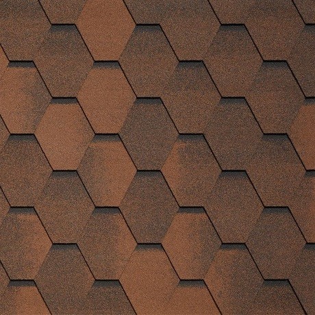 Гибкая черепица Tegola VENETO marrone 423 купить в Сергиевом Посаде