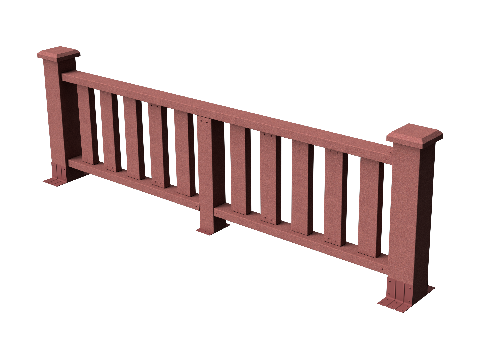 Ограждения декоративное ДПК GRINDERDECO  Эрес мербау купить в Сергиевом Посаде