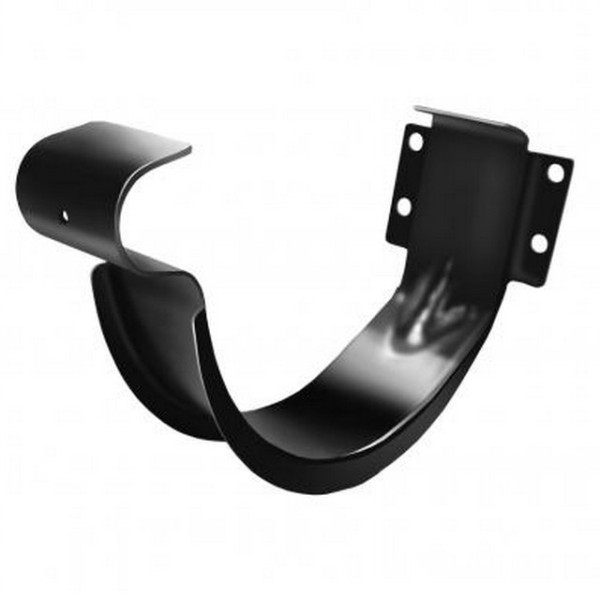 Водосток Grand Line 125x90 – Держатель желоба RAL 9005 купить в Сергиевом Посаде