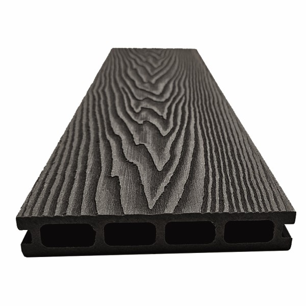 Террасная доская ДПК NanoWood Double 3D Антрацит купить в Сергиевом Посаде