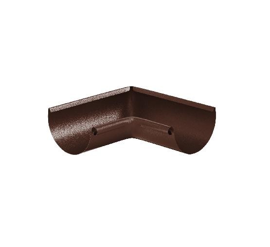 Водосток Aquasistem, Система 125x90 - Угол желоба, внутренний 90° RAL 8017 Коричневый matt купить в Сергиевом Посаде