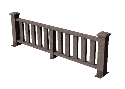 Ограждения декоративное ДПК GRINDERDECO Эрес венге купить в Сергиевом Посаде