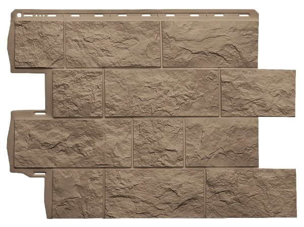 Фасадная панель Альта-Профиль Туф ЭКО Бежевый купить в Сергиевом Посаде