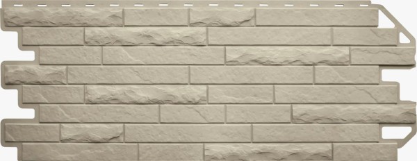 Фасадная панель Цокольный сайдинг Альта-профиль Кирпич-Антик ЭКО Кремовый купить в Сергиевом Посаде