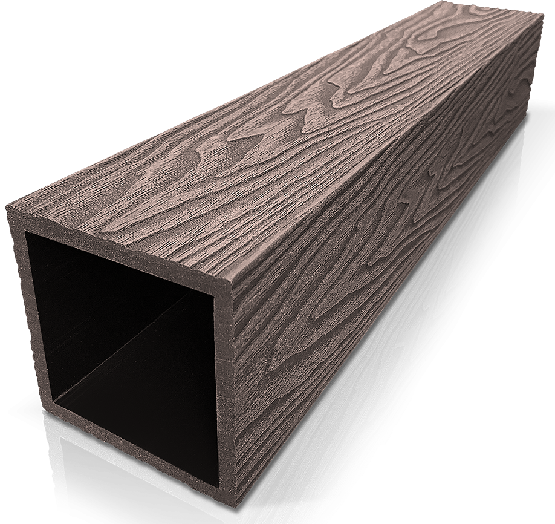 Столб ДПК 3D GardenParkett фактура дерева Венге купить в Сергиевом Посаде