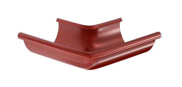 Водосток Aquasistem, система 150x100 - Угол желоба, наружный 90° RR 29 Бургундский купить в Сергиевом Посаде