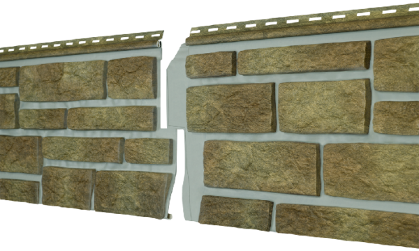 Фасадная панель Ю-пласт Стоун Хаус S-Lock Таганай вулканический купить в Сергиевом Посаде