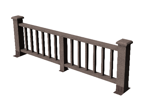 Ограждения декоративное ДПК GRINDERDECO Троя венге купить в Сергиевом Посаде