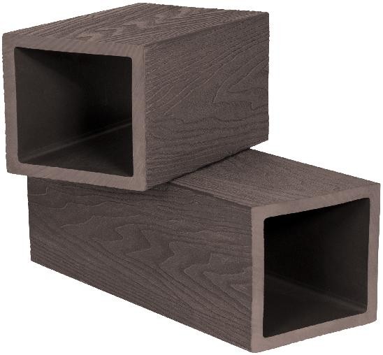 Столб опорный Polivan SINGARAJA 3D фактура дерева, темно-коричневый купить в Сергиевом Посаде