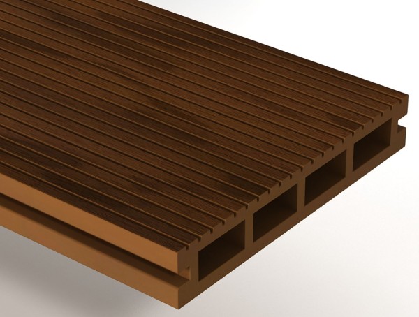 Террасная доска из ДПК WOODVEX Expert Тик купить в Сергиевом Посаде