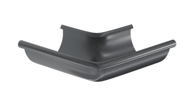 Водосток Aquasistem, система 150x100 - Угол желоба, наружный 90° RR 23 Маренго