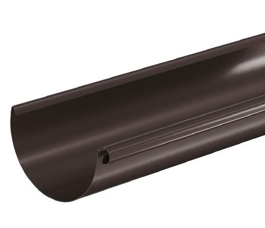 Водосток Aquasistem, система 150/100 - Водосточный желоб 3.00м RR 32 Тёмно Коричневый купить в Сергиевом Посаде