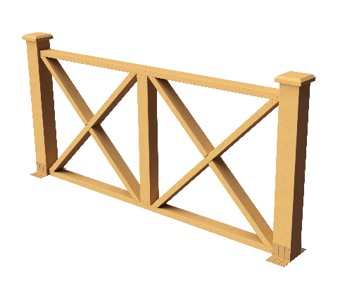 Ограждения декоративное ДПК GRINDERDECO Тауэр песчаник купить в Сергиевом Посаде