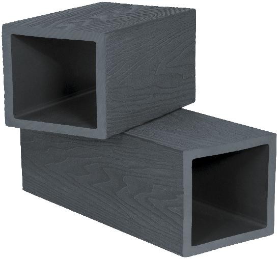 Столб опорный Polivan SINGARAJA 3D фактура дерева, чёрный купить в Сергиевом Посаде