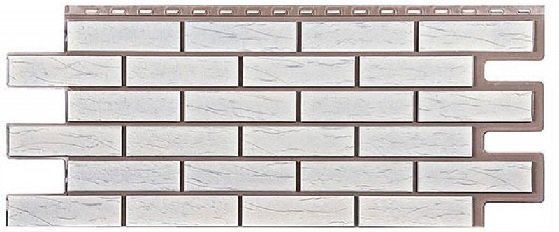 Фасадная панель T-Сайдинг-Кирпич Саман Белый купить в Сергиевом Посаде