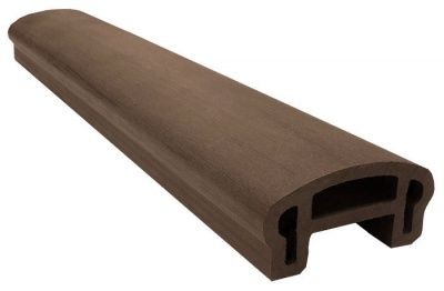 Перила вехнее фигурное Woodvex Select Темно - Коричневый купить в Сергиевом Посаде