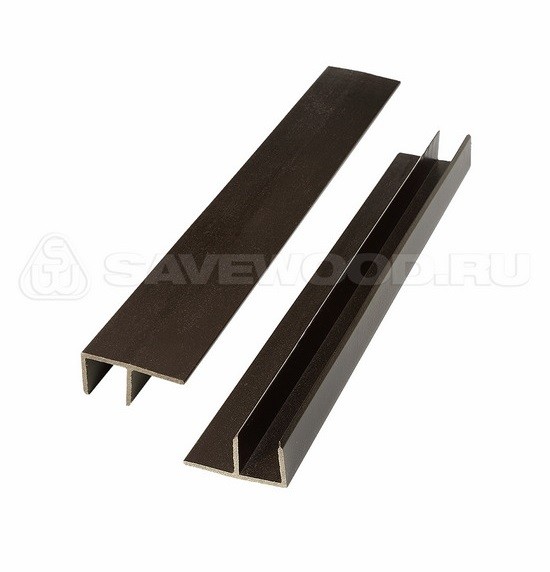 F-профиль ДПК Savewood – Тёмно-коричневый купить в Сергиевом Посаде