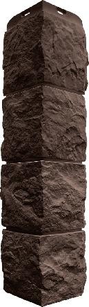 Угол наружный Альта-Профиль Туф ЭКО Коричневый купить в Сергиевом Посаде