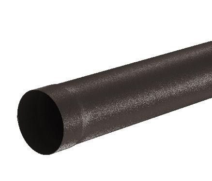 Водосток Aquasistem, Система 150/100 - Труба водосточная 1.00м RR 32 Тёмно-коричневый matt купить в Сергиевом Посаде