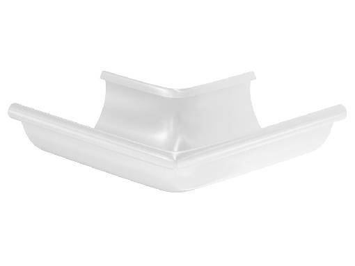 Водосток Aquasistem, система 150/100 - Угол желоба, наружный 90° RAL 9003 Белый купить в Сергиевом Посаде