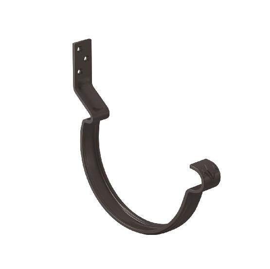 Водосток Aquasistem, система 150/100 - Крюк крепления желоба короткий RR 32 Тёмно Коричневый купить в Сергиевом Посаде