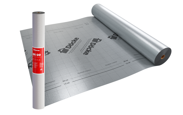 Пароизоляционная пленка c теплоотражающим слоем Docke, BR 90 купить в Сергиевом Посаде