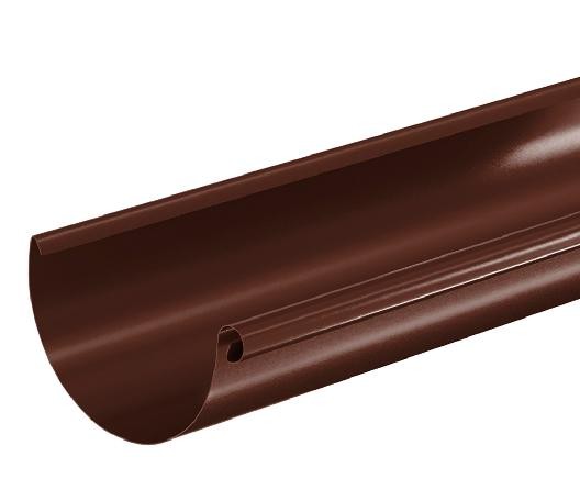 Водосток Aquasistem, система 125x90 - Водосточный желоб 3.00м RAL 8017 Коричневый купить в Сергиевом Посаде
