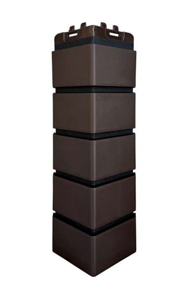 Угол Grand Line клинкерный кирпич ПРЕМИУМ Шоколадный (шов RAL 9005) купить в Сергиевом Посаде