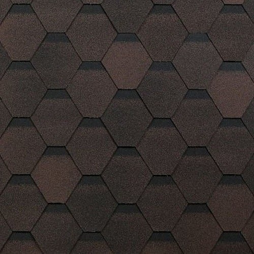 Гибкая черепица Shinglas, коллекция Оптима – Коричневый купить в Сергиевом Посаде